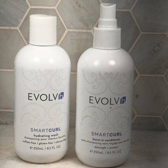 EVOLVh - Natural SmartCurl Hydrating Leave-In Conditioner & Smart Curl Wash - Picture 1 of 4